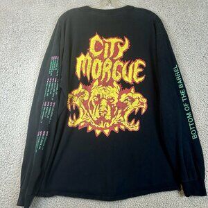 City Morgue Men’s Band T Shirt Size XL Bottom Of The Barrel US Tour Dates